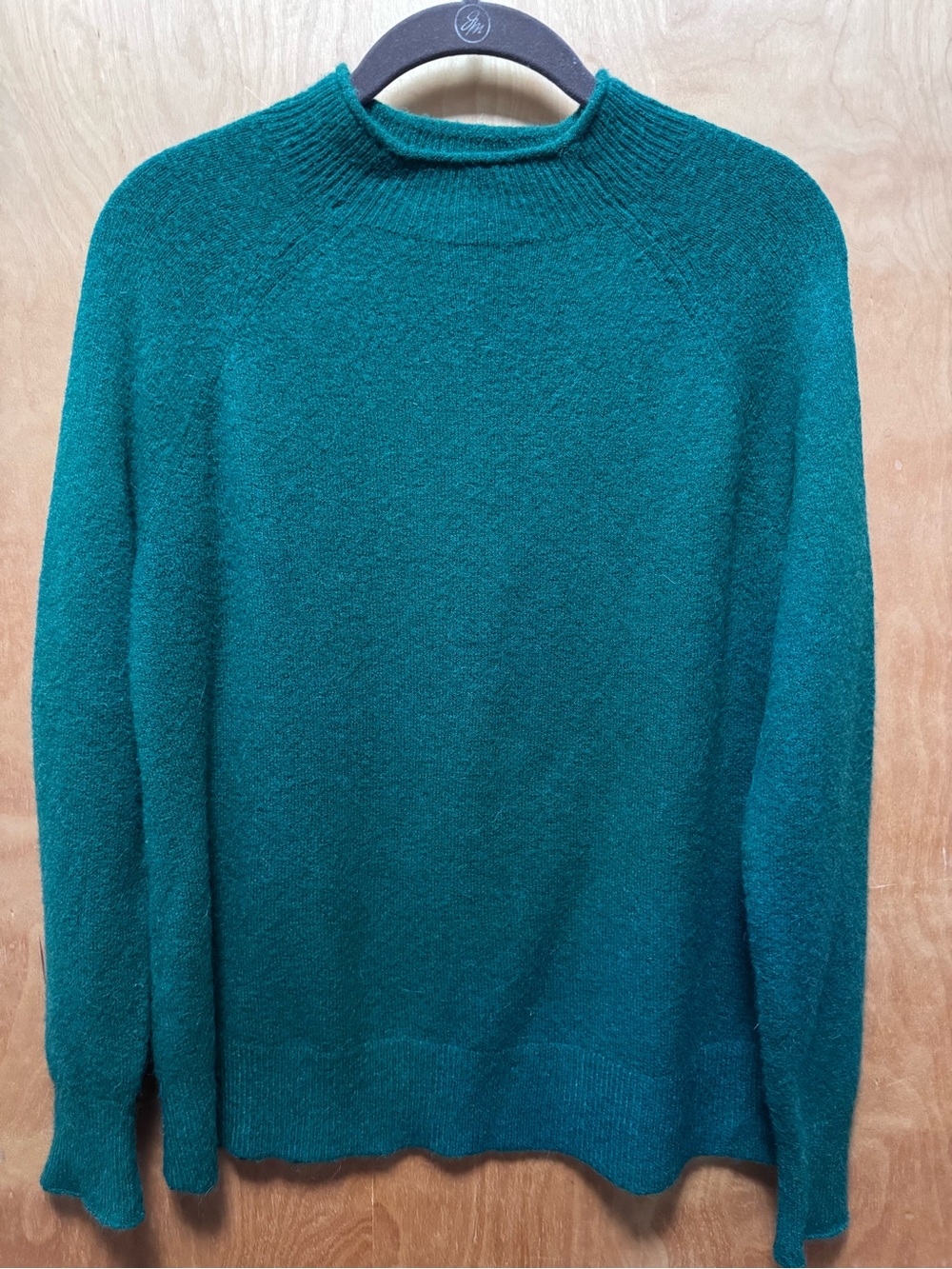 J. Crew Green Teal Sweater Rollneck Sweater size medium